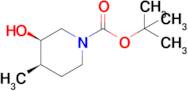 (3R,4R)-tert-Butyl 3-hydroxy-4-methylpiperidine-1-carboxylate