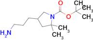 tert-Butyl 4-(3-aminopropyl)-2,2-dimethylpyrrolidine-1-carboxylate