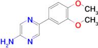5-(3,4-Dimethoxyphenyl)pyrazin-2-amine