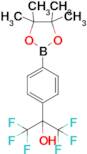 1,1,1,3,3,3-Hexafluoro-2-(4-(4,4,5,5-tetramethyl-1,3,2-dioxaborolan-2-yl)phenyl)propan-2-ol