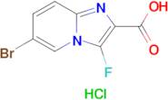 6-Bromo-3-fluoroimidazo[1,2-a]pyridine-2-carboxylic acid hydrochloride