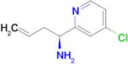 (S)-1-(4-Chloropyridin-2-yl)but-3-en-1-amine