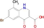 6-bromo-8-methyl-4-oxo-1,4-dihydroquinoline-3-carboxylic acid