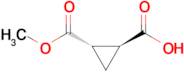 (1S,2S)-2-(Methoxycarbonyl)cyclopropanecarboxylic acid