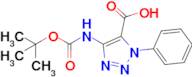 4-((tert-Butoxycarbonyl)amino)-1-phenyl-1H-1,2,3-triazole-5-carboxylic acid