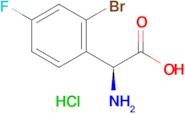 (S)-2-Amino-2-(2-bromo-4-fluorophenyl)acetic acid hydrochloride