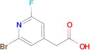 2-(2-Bromo-6-fluoropyridin-4-yl)acetic acid