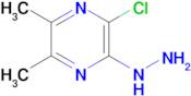 2-Chloro-3-hydrazinyl-5,6-dimethylpyrazine