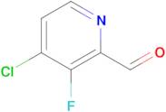 4-Chloro-3-fluoropicolinaldehyde