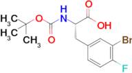 (S)-3-(3-Bromo-4-fluorophenyl)-2-((tert-butoxycarbonyl)amino)propanoic acid