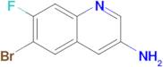 6-Bromo-7-fluoroquinolin-3-amine