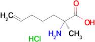 (S)-2-Amino-2-methylhept-6-enoic acid hydrochloride