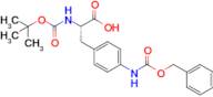 (S)-3-(4-(((Benzyloxy)carbonyl)amino)phenyl)-2-((tert-butoxycarbonyl)amino)propanoic acid