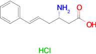 (S,E)-3-Amino-6-phenylhex-5-enoic acid hydrochloride