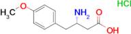 (S)-3-Amino-4-(4-methoxyphenyl)butanoic acid hydrochloride