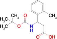 3-((tert-Butoxycarbonyl)amino)-3-(o-tolyl)propanoic acid