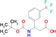 3-((tert-Butoxycarbonyl)amino)-3-(3-(trifluoromethyl)phenyl)propanoic acid