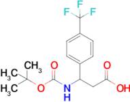 3-((tert-Butoxycarbonyl)amino)-3-(4-(trifluoromethyl)phenyl)propanoic acid