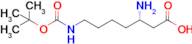 (S)-3-Amino-7-((tert-butoxycarbonyl)amino)heptanoic acid