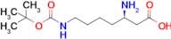 (R)-3-Amino-7-((tert-butoxycarbonyl)amino)heptanoic acid