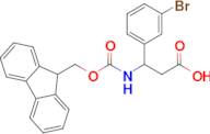 3-((((9H-Fluoren-9-yl)methoxy)carbonyl)amino)-3-(3-bromophenyl)propanoic acid