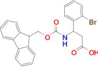 3-((((9H-Fluoren-9-yl)methoxy)carbonyl)amino)-3-(2-bromophenyl)propanoic acid