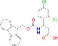 3-((((9H-Fluoren-9-yl)methoxy)carbonyl)amino)-3-(2,4-dichlorophenyl)propanoic acid