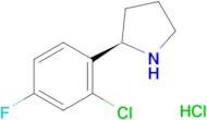 (R)-2-(2-Chloro-4-fluorophenyl)pyrrolidine hydrochloride