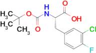 (S)-2-((tert-Butoxycarbonyl)amino)-3-(3-chloro-4-fluorophenyl)propanoic acid