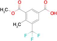 3-(Methoxycarbonyl)-4-methyl-5-(trifluoromethyl)benzoic acid