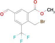 Methyl 2-(bromomethyl)-5-formyl-3-(trifluoromethyl)benzoate