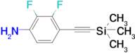 2,3-Difluoro-4-((trimethylsilyl)ethynyl)aniline