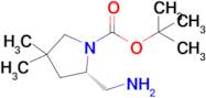 (S)-tert-Butyl 2-(aminomethyl)-4,4-dimethylpyrrolidine-1-carboxylate