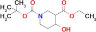 1-tert-Butyl 3-ethyl 4-hydroxypiperidine-1,3-dicarboxylate