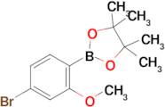 2-(4-Bromo-2-methoxyphenyl)-4,4,5,5-tetramethyl-1,3,2-dioxaborolane