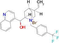 (1S,2R,4S,5R)-2-((S)-Hydroxy(quinolin-4-yl)methyl)-1-(4-(trifluoromethyl)benzyl)-5-vinylquinuclidi…