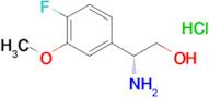 (R)-2-Amino-2-(4-fluoro-3-methoxyphenyl)ethanol hydrochloride