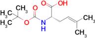 Boc-(S)-2-amino-5-methylhex-4-enoic acid