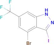 4-Bromo-3-iodo-6-(trifluoromethyl)-1H-indazole