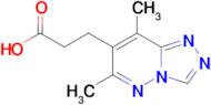 3-(6,8-Dimethyl-[1,2,4]triazolo[4,3-b]pyridazin-7-yl)propanoic acid