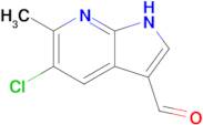 5-chloro-6-methyl-1H-pyrrolo[2,3-b]pyridine-3-carbaldehyde
