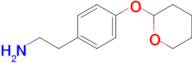 2-(4-((Tetrahydro-2H-pyran-2-yl)oxy)phenyl)ethan-1-amine