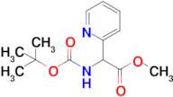 Methyl 2-((tert-butoxycarbonyl)amino)-2-(pyridin-2-yl)acetate