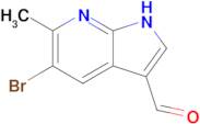 5-bromo-6-methyl-1H-pyrrolo[2,3-b]pyridine-3-carbaldehyde