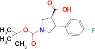 (3S,4R)-1-(tert-butoxycarbonyl)-4-(4-fluorophenyl)pyrrolidine-3-carboxylic acid