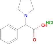 2-Phenyl-2-(pyrrolidin-1-yl)acetic acid hydrochloride