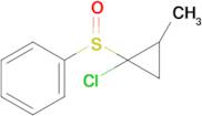 ((1-Chloro-2-methylcyclopropyl)sulfinyl)benzene