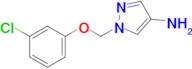 1-((3-Chlorophenoxy)methyl)-1H-pyrazol-4-amine