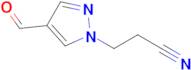 3-(4-Formyl-1H-pyrazol-1-yl)propanenitrile