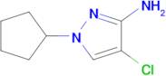 4-Chloro-1-cyclopentyl-1H-pyrazol-3-amine